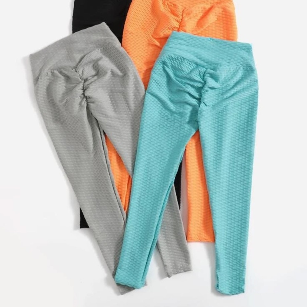 Grey Scrunch Tik Tok Leggings